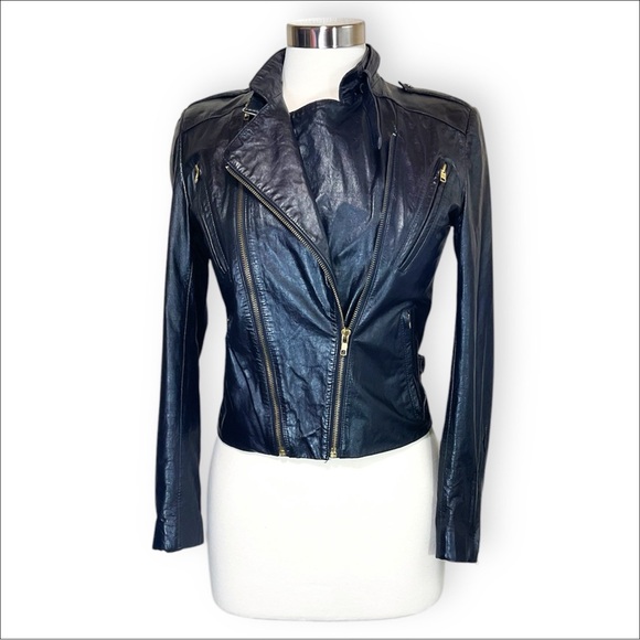 Vintage Wilson Leather 1980’s Motorcross Racing Leather Jacket - Picture 2 of 13